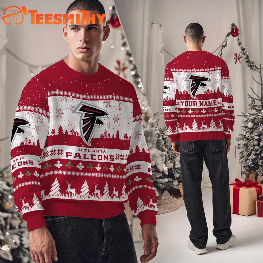 Atlanta Falcons NFL Snow Ugly Christmas Sweater