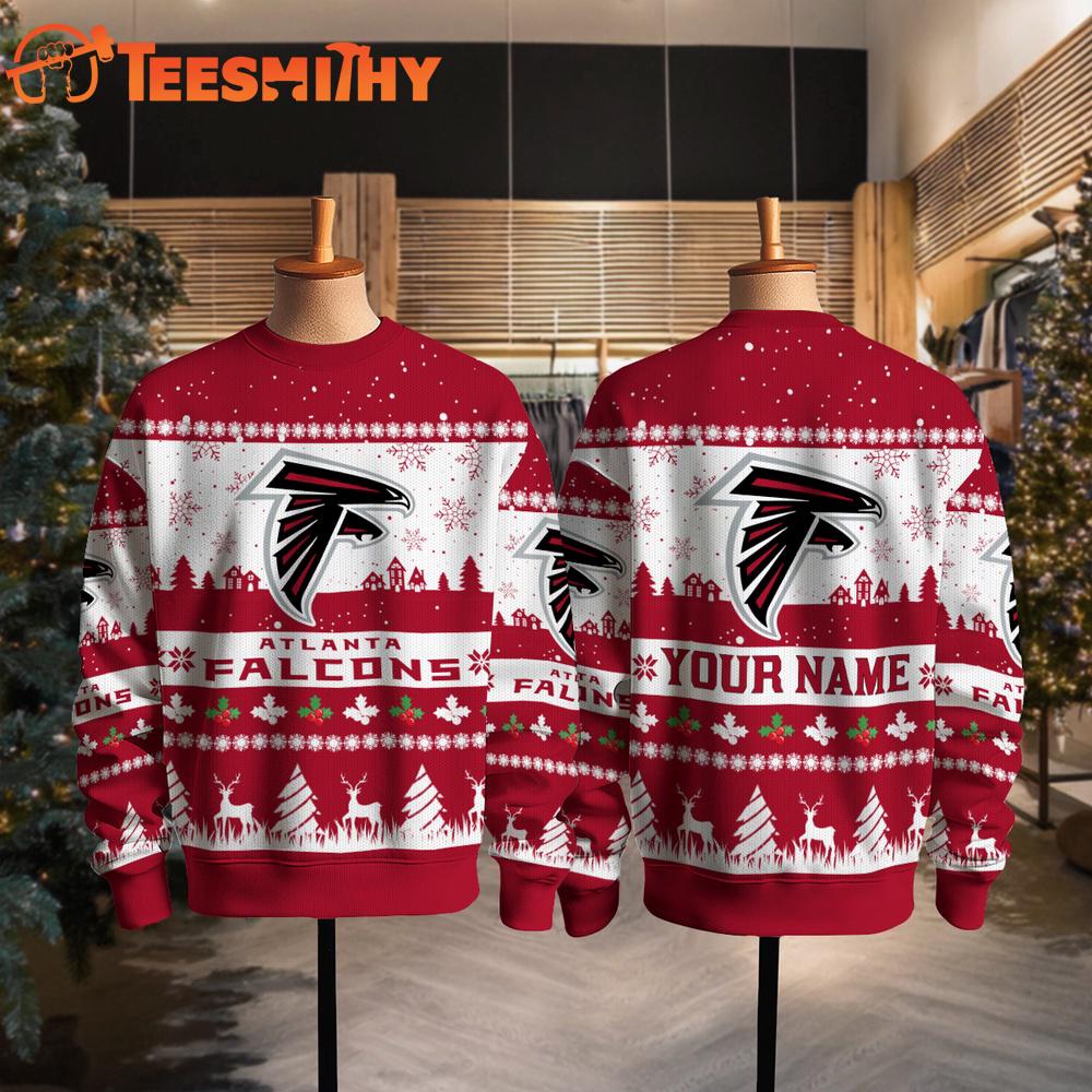 Atlanta Falcons NFL Snow Ugly Christmas Sweater
