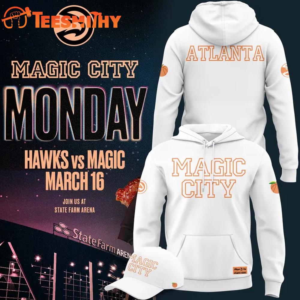 Atlanta Hawks Magic City 2026 Limited Edition White Hoodie Shirt