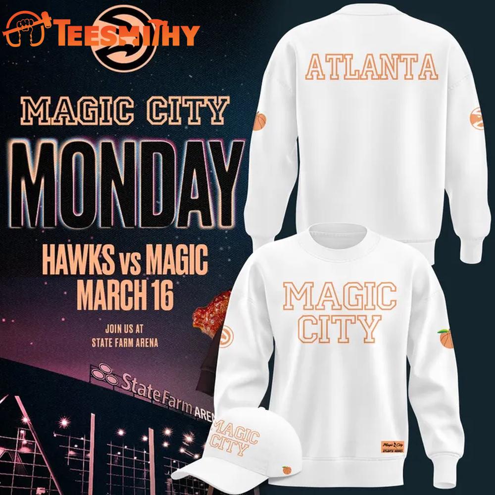 Atlanta Hawks Magic City 2026 Limited Edition White Sweatshirt