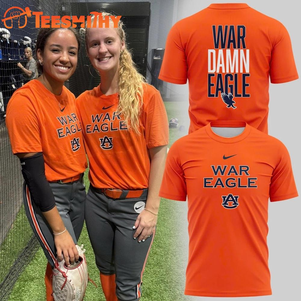 Auburn Tigers War Eagle 3D Shirt