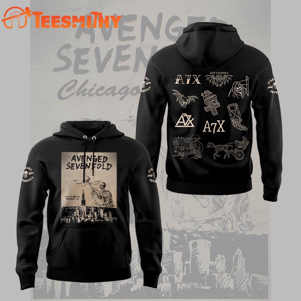 Avenged Sevenfold A7X Tour 2025 Hoodie