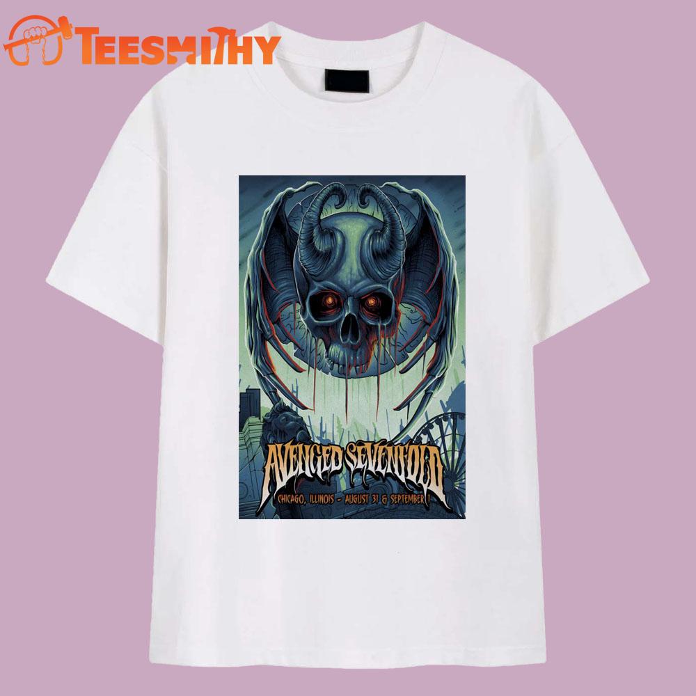 Avenged Sevenfold Aug 30-Sept 1 2025 Soldier Field In Chicago IL T Shirt