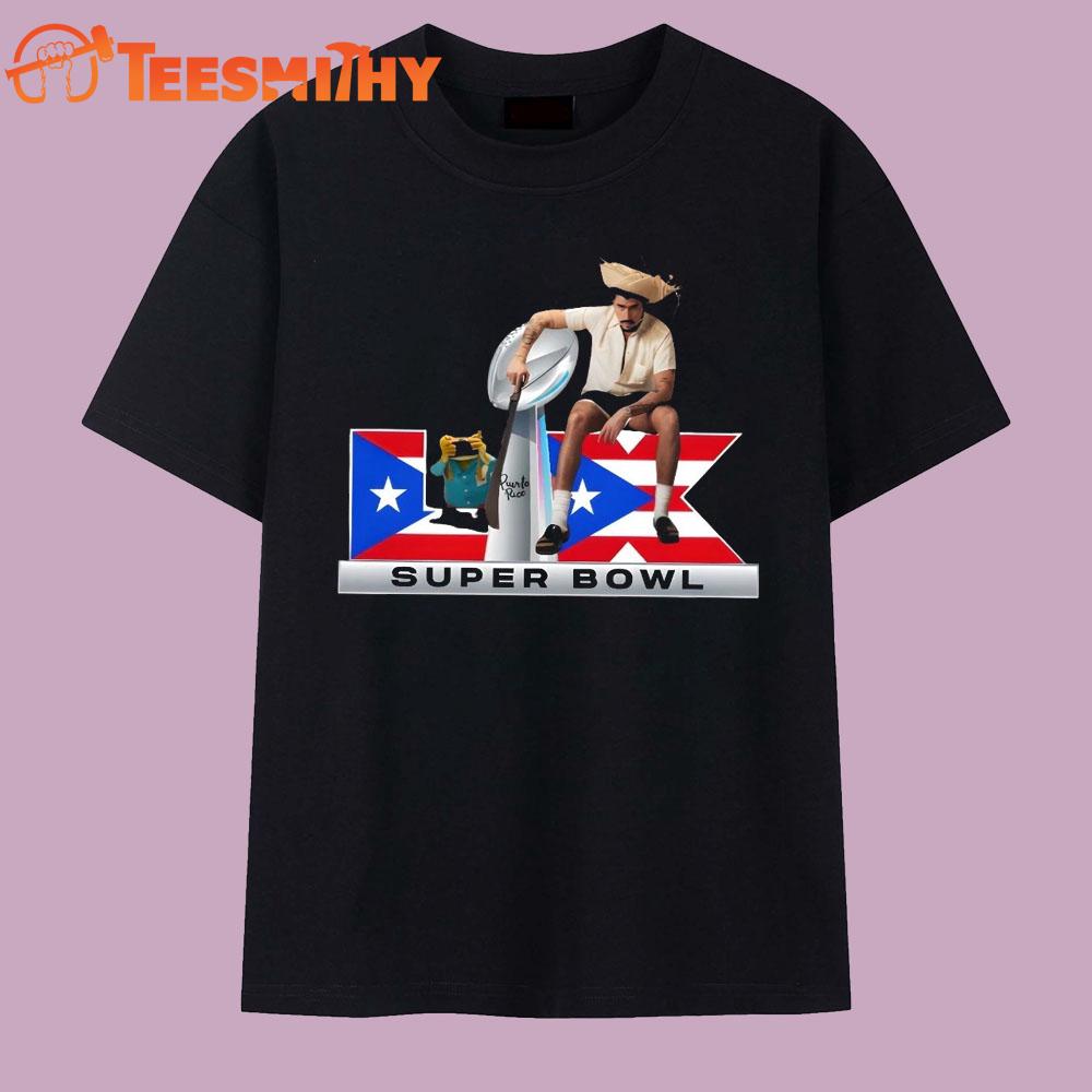 Bad Bunny Super Bowl LX 2026 Graphic T Shirt