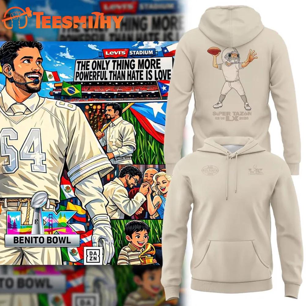 Bad Bunny x Super Tazon 2026 Hoodie Shirt
