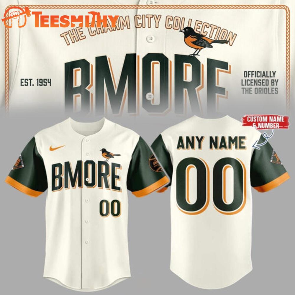 Baltimore Orioles 2026 City Connect Game Personalized Baseball Jersey