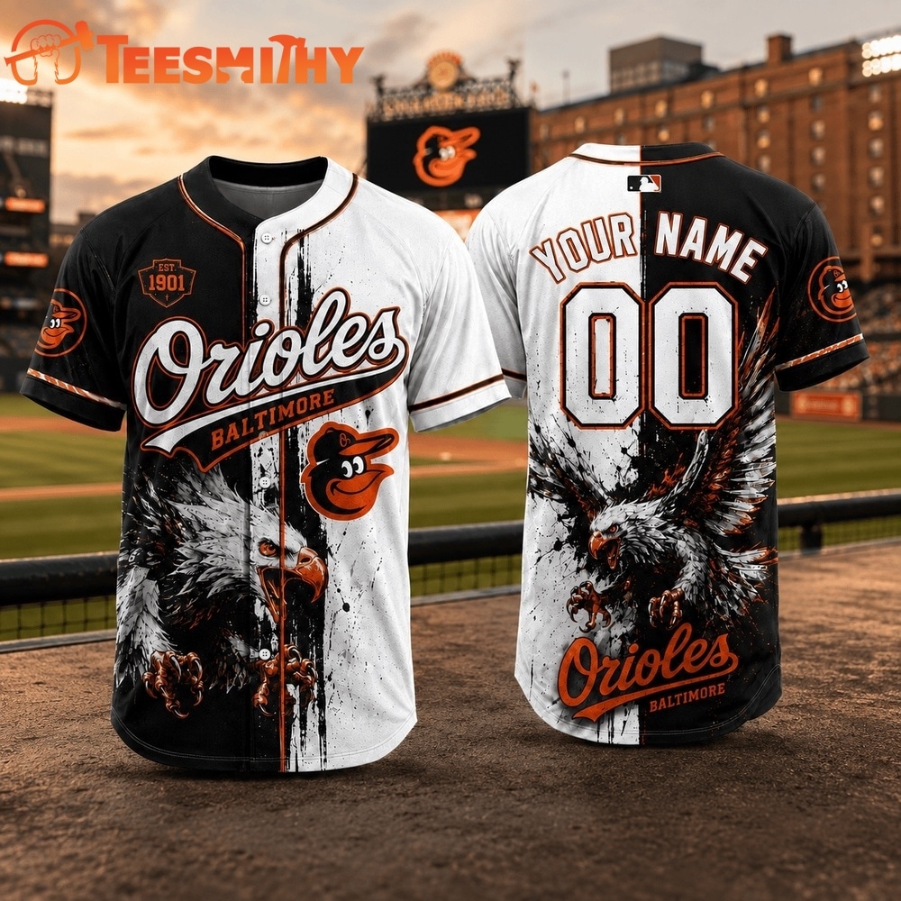 Baltimore Orioles 2026 MLB Eagle America Personalized Baseball Jersey