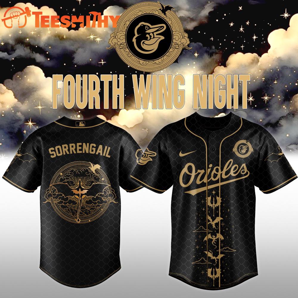 Baltimore Orioles x Fourth Wing Night SORRENGAIL 2026 Baseball Jersey 1 Baltimore Orioles x Fourth Wing Night SORRENGAIL 2026 Baseball Jersey