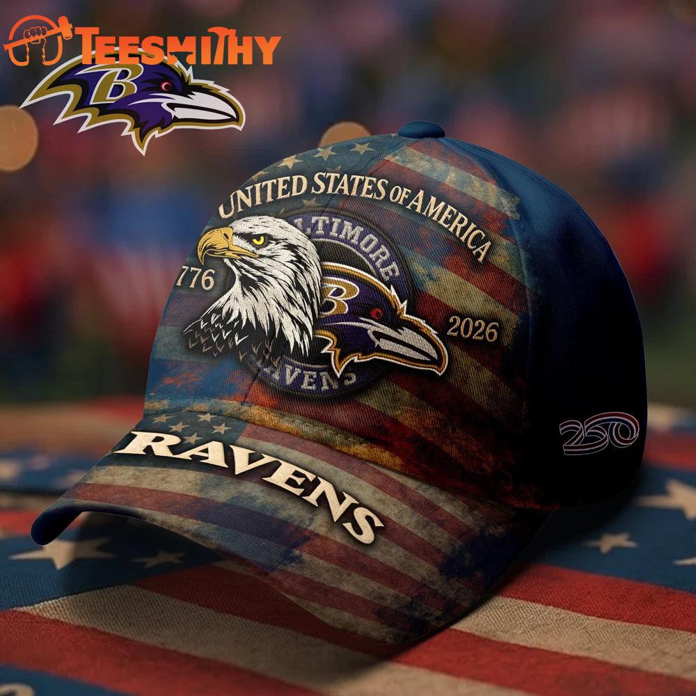 Baltimore Ravens 2026 NFL 250th Anniversary of America Classic Cap
