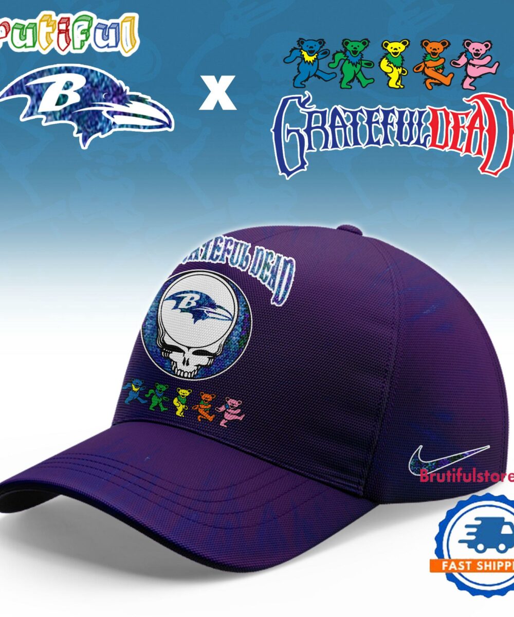 Baltimore Ravens 2026 NFL Grateful Dead Limited Classic Cap