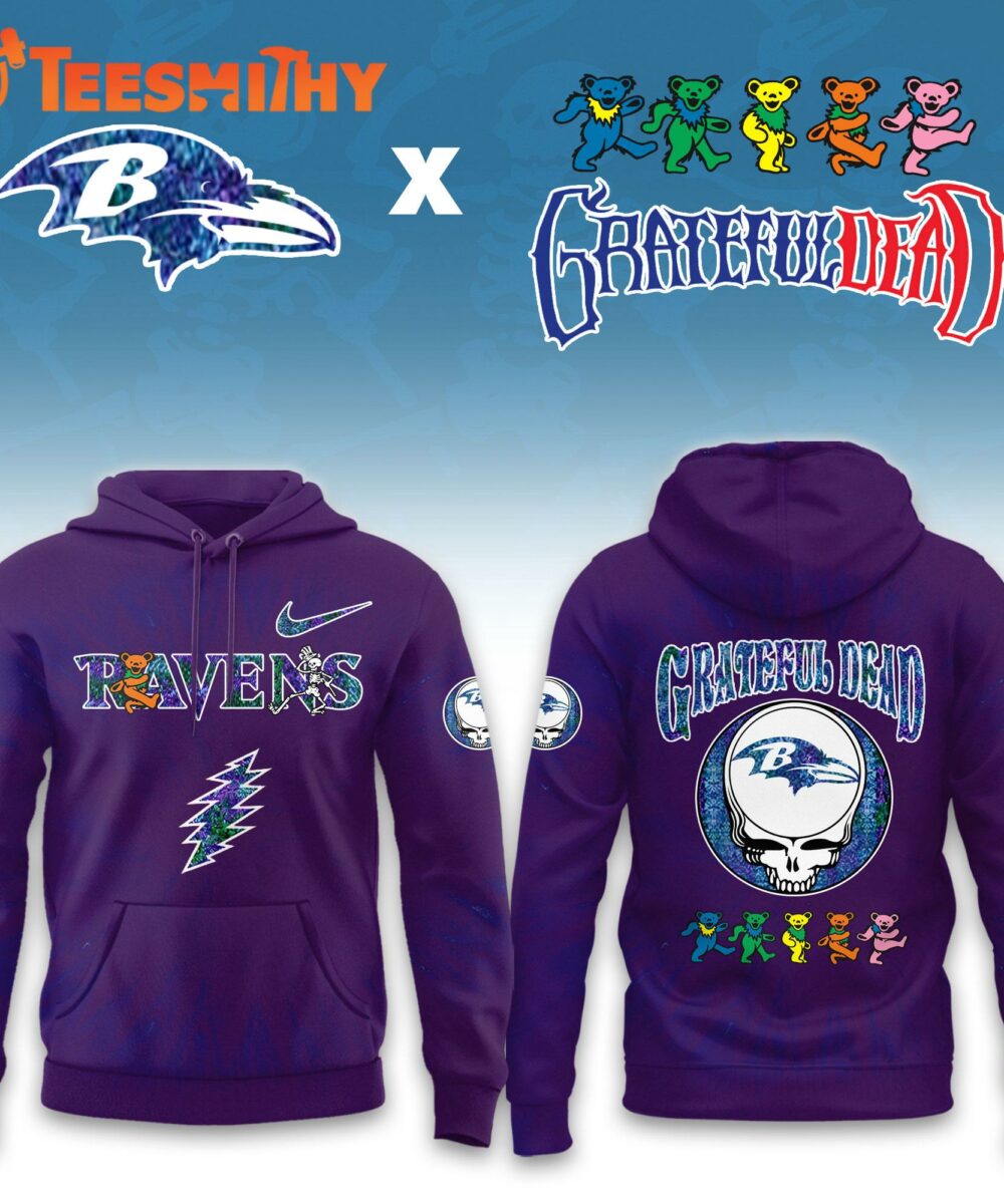 Baltimore Ravens 2026 NFL Grateful Dead Limited Hoodie Shirt 2