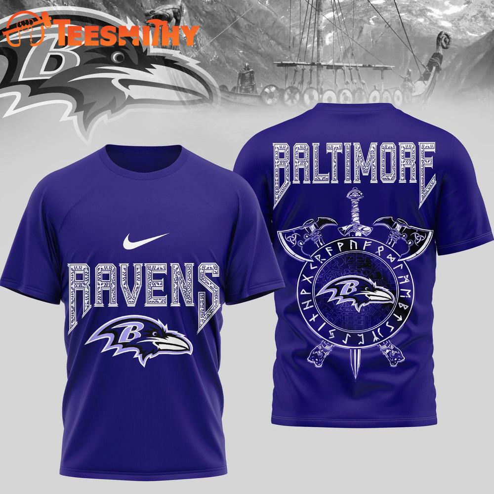 Baltimore Ravens 2026 NFL Viking Special New 3D Shirt