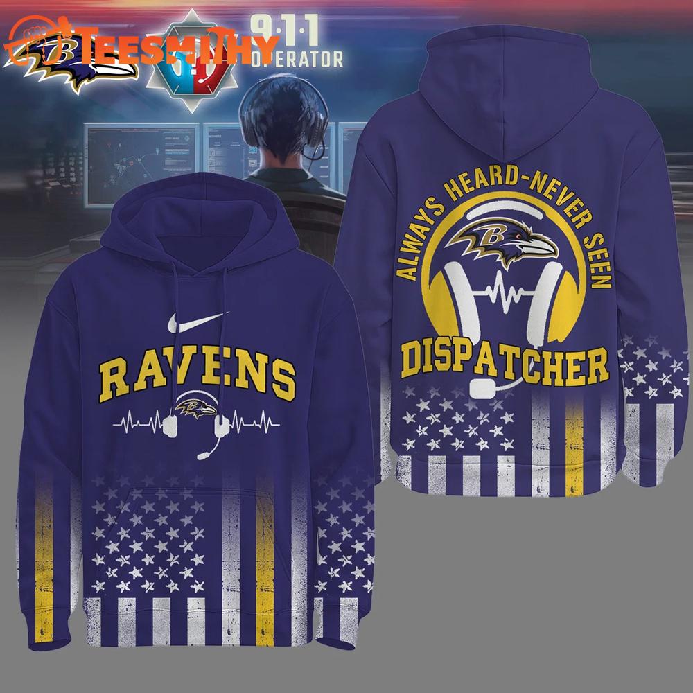 Baltimore Ravens NFL Dispatcher Fan Hoodie Shirt