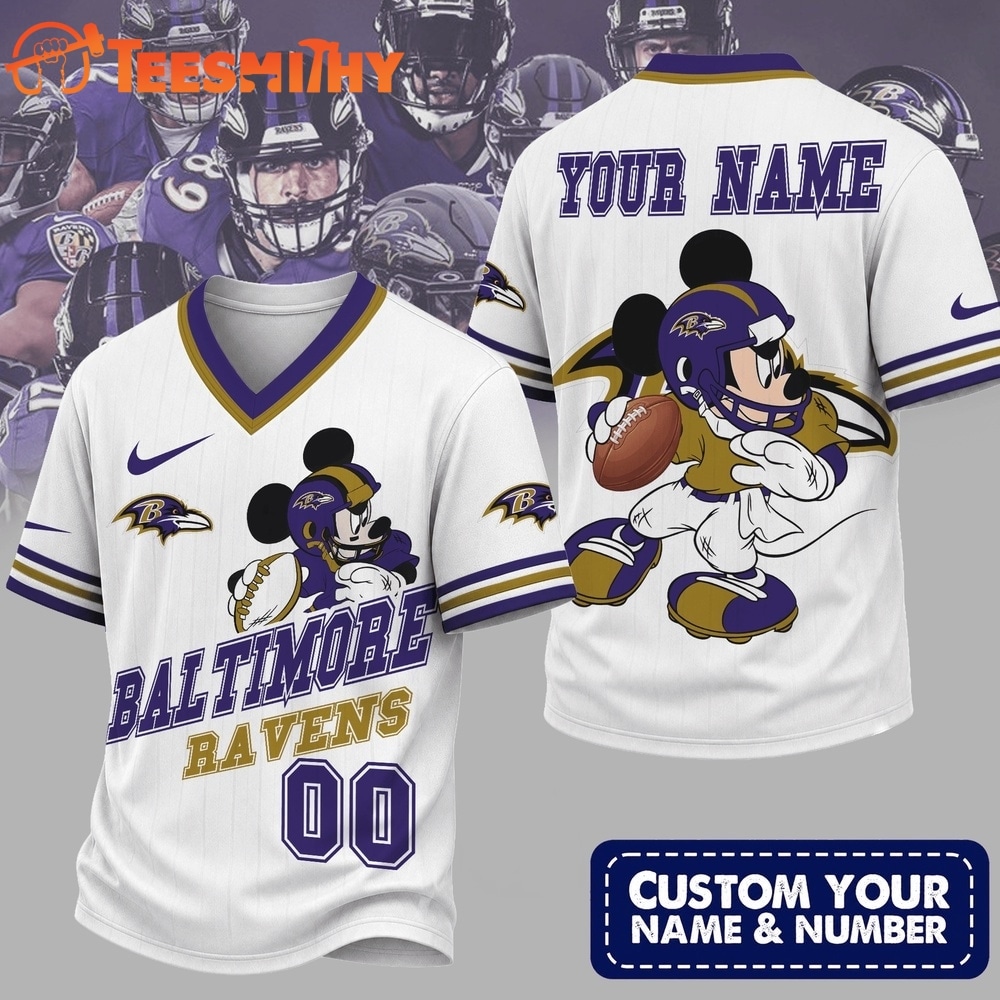 Baltimore Ravens NFL Mickey Quarterback Football Jersey
