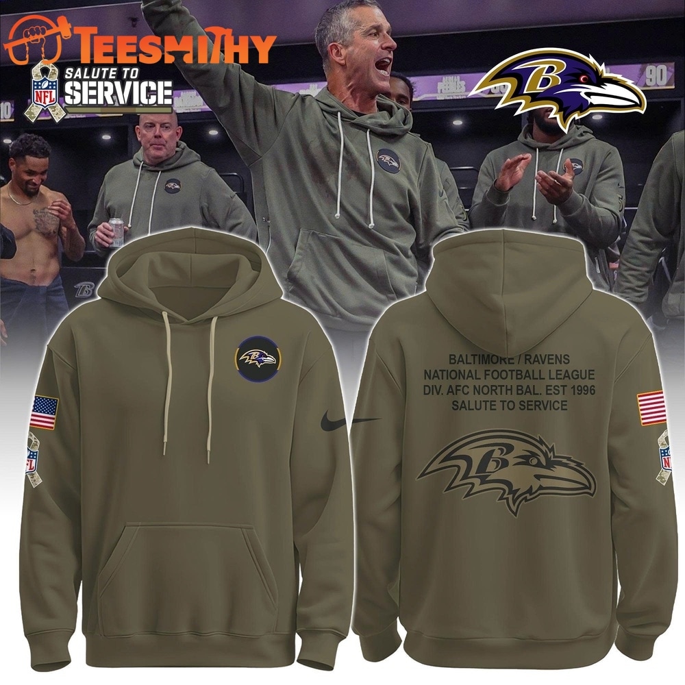 Baltimore Ravens NFL US Veterans Salute To Service 2026 Hoodie Shirt