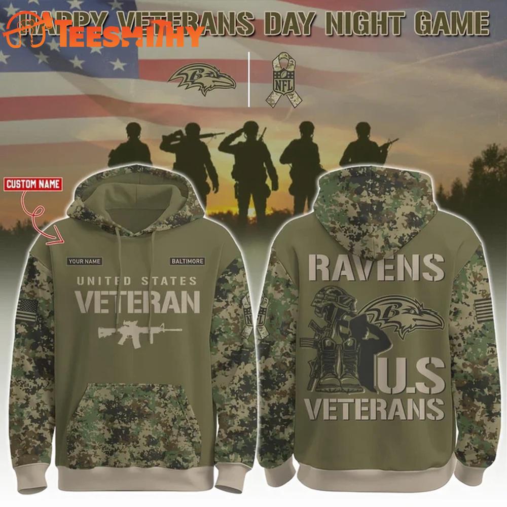 Baltimore Ravens Veteran Day 2025 Hoodie Shirt Baltimore Ravens Veteran Day 2025 Hoodie Shirt