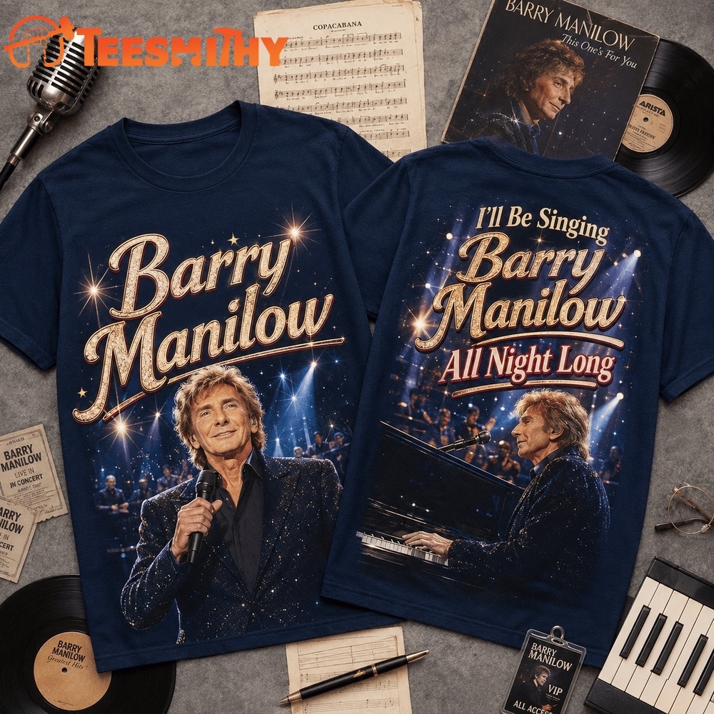 Barry Manilow All Night Long 3D Graphic Shirt