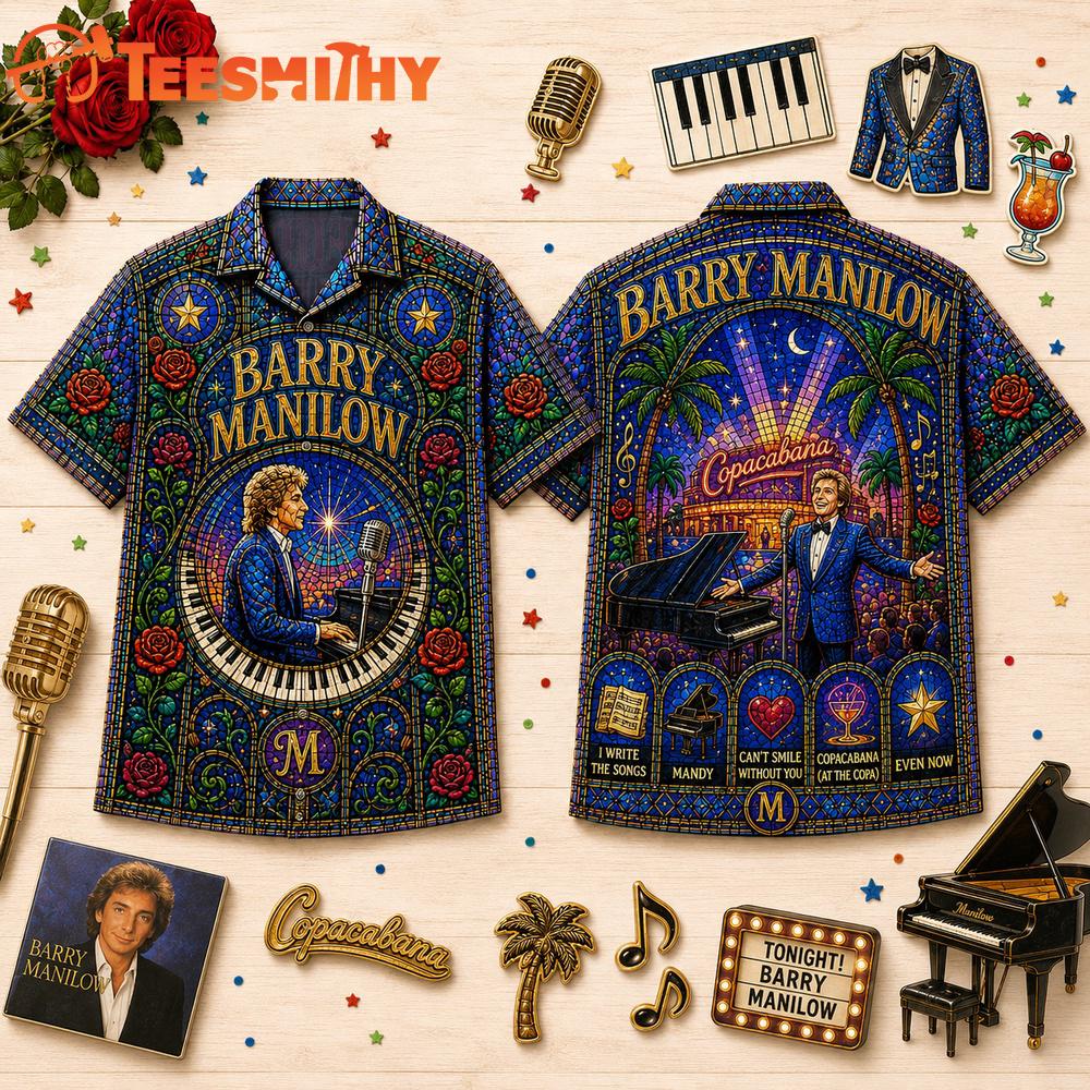Barry Manilow Vintage Music Summer Hawaiian Shirt