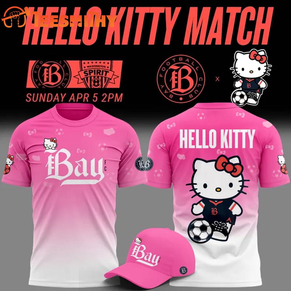Bay Football Club x Hello Kitty 2026 All Over Print T Shirt