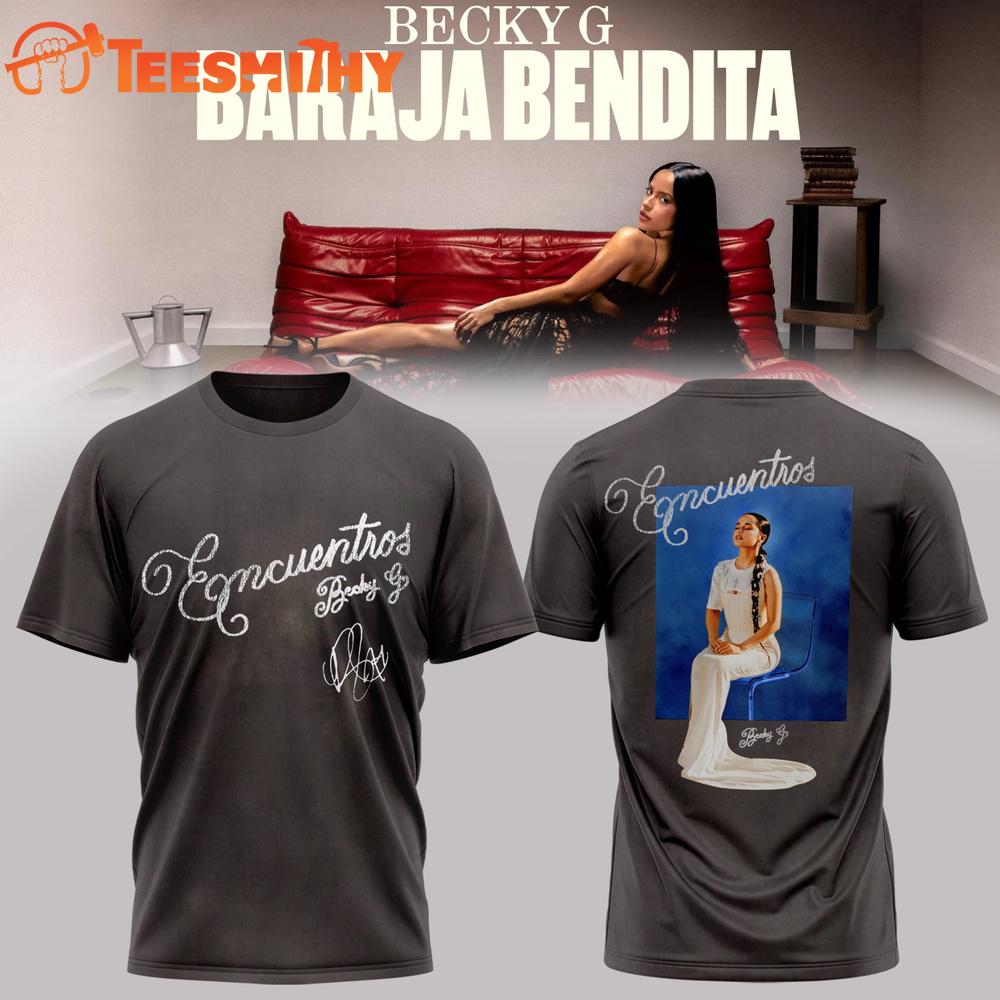 Becky G BARAJA BENDITA 2026 Graphic Signature T Shirt