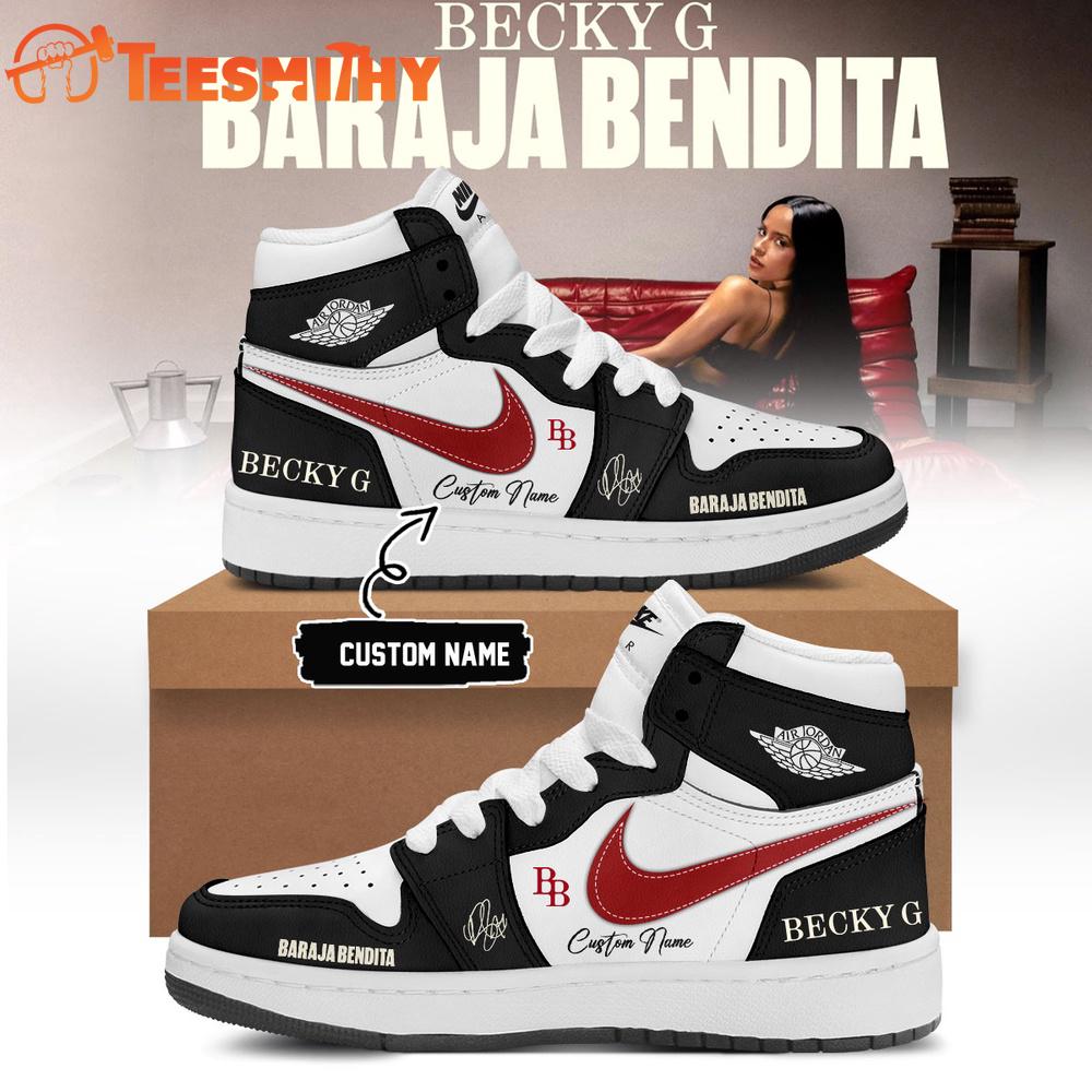 Becky G BARAJA BENDITA 2026 Signature Black Air Jordan 1 Shoes