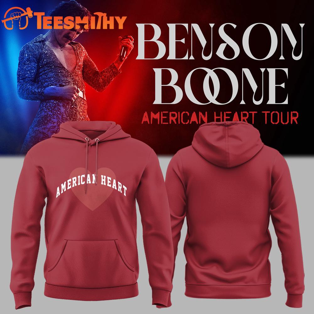 Benson Boones American Heart World Tour 2025 Hoodie