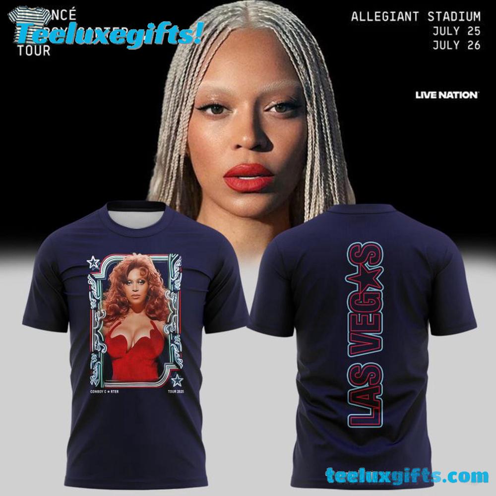 Beyonce Cowboy Carter Tour Las Vegas 2025 3D Shirt
