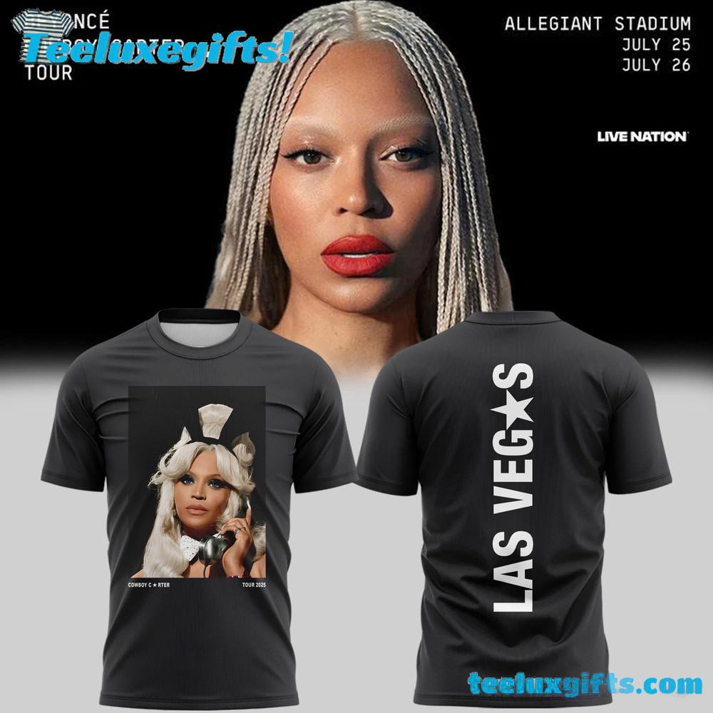 Beyonce Cowboy Carter Tour x Las Vegas 2025 T Shirt