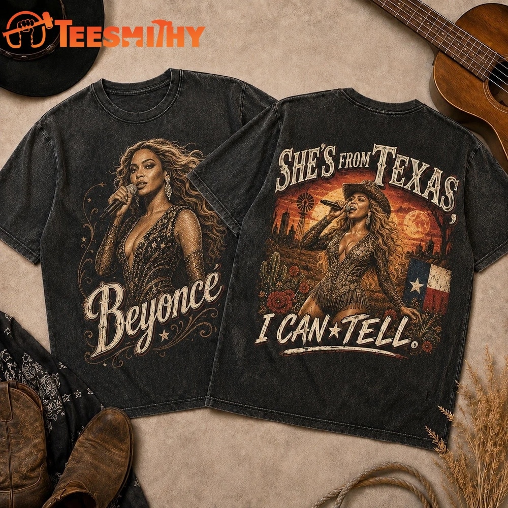 Beyonce Vintage Country Sunset Portrait 3D Shirt