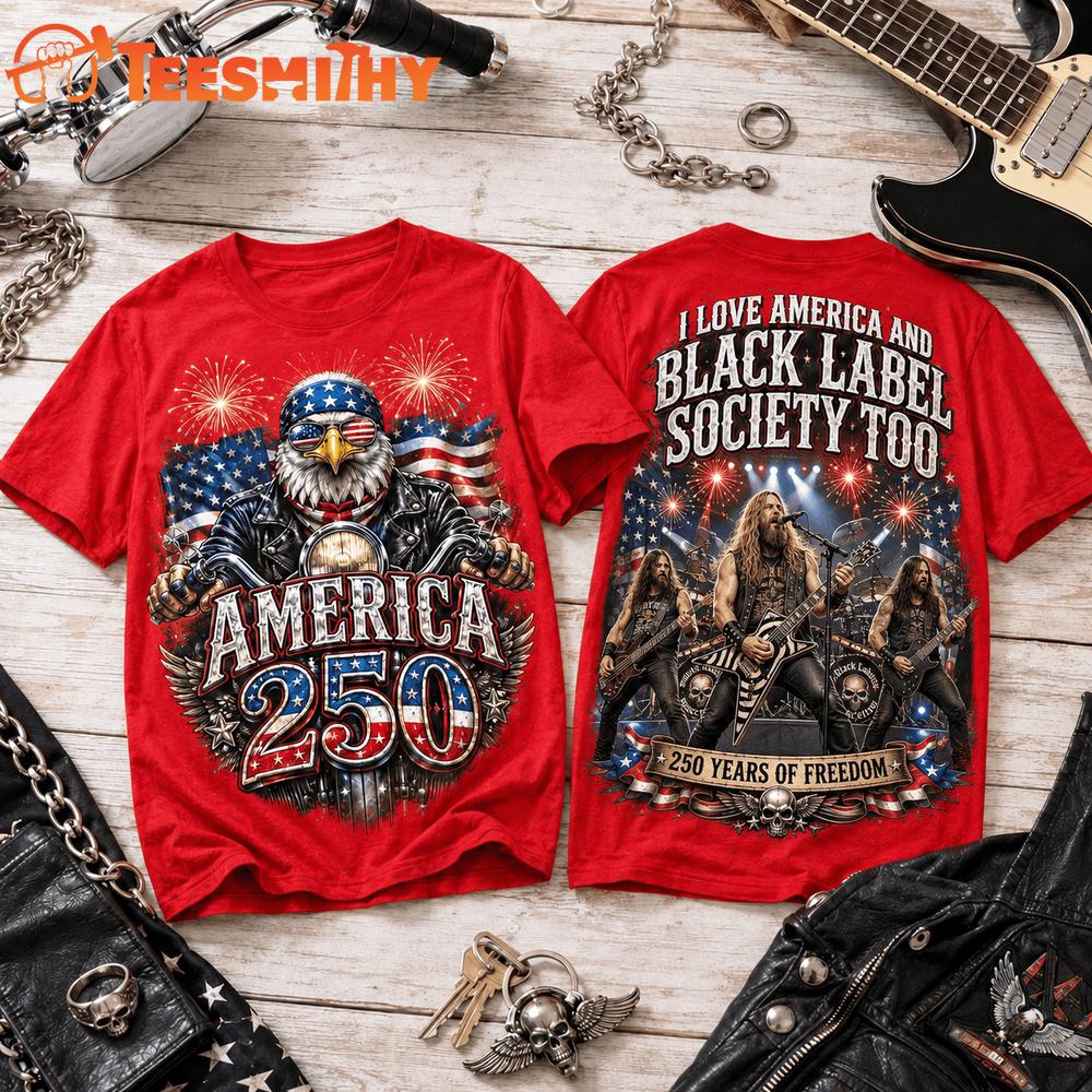 Black Label Society 250 Years Of Freedom Unisex 3D Shirt