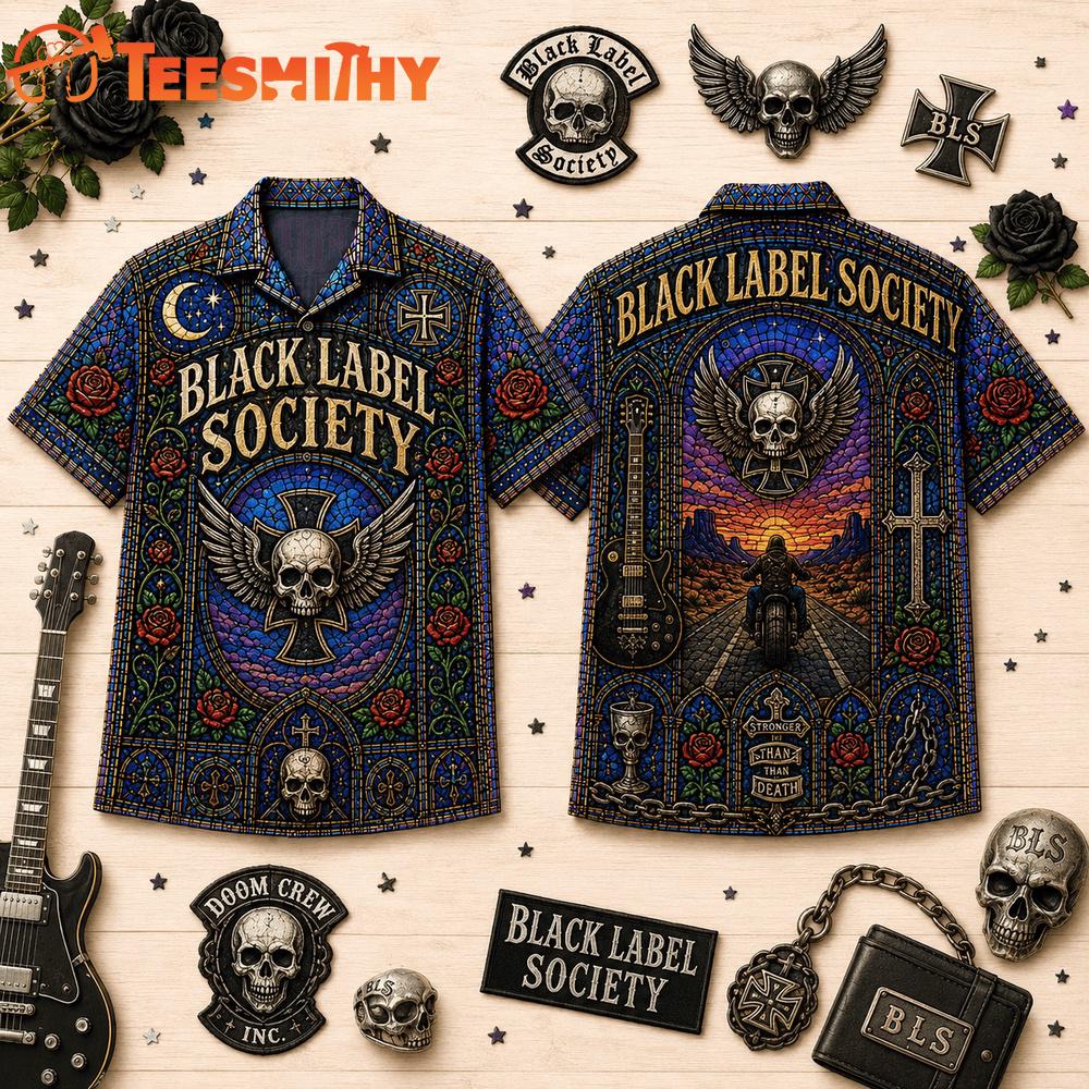 Black Label Society Vintage Music Summer Hawaiian Shirt