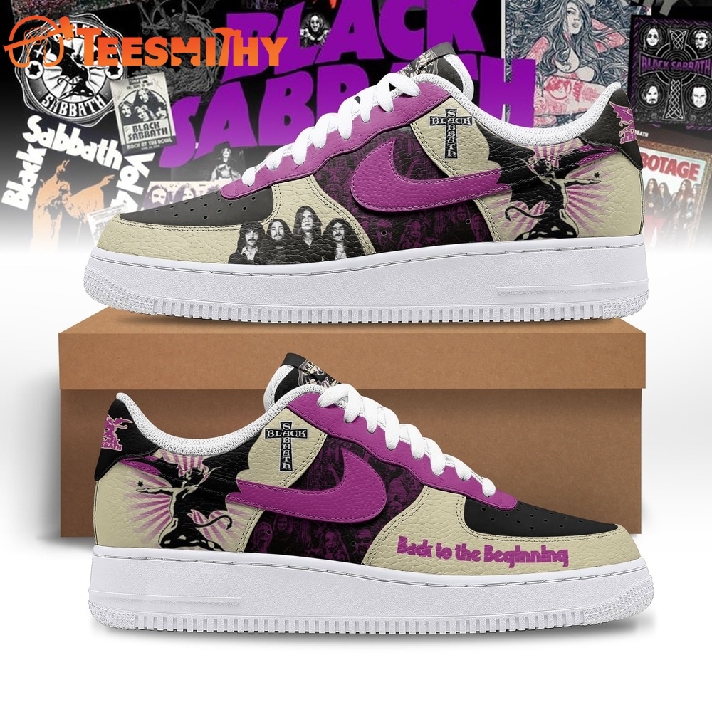 Black Sabbath Back to the Beginning Custom Air Force 1 Shoes