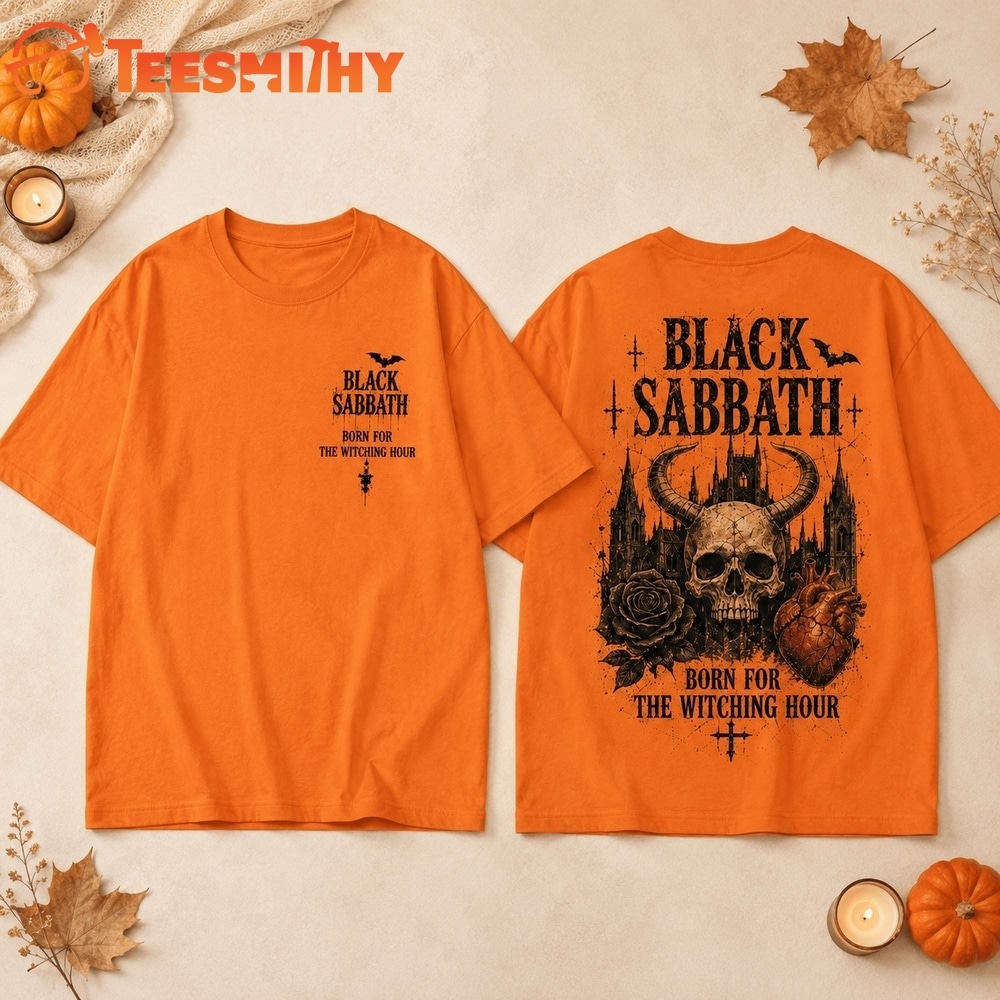 Black Sabbath Born For The Witching Hour Gothic 3D Shirt