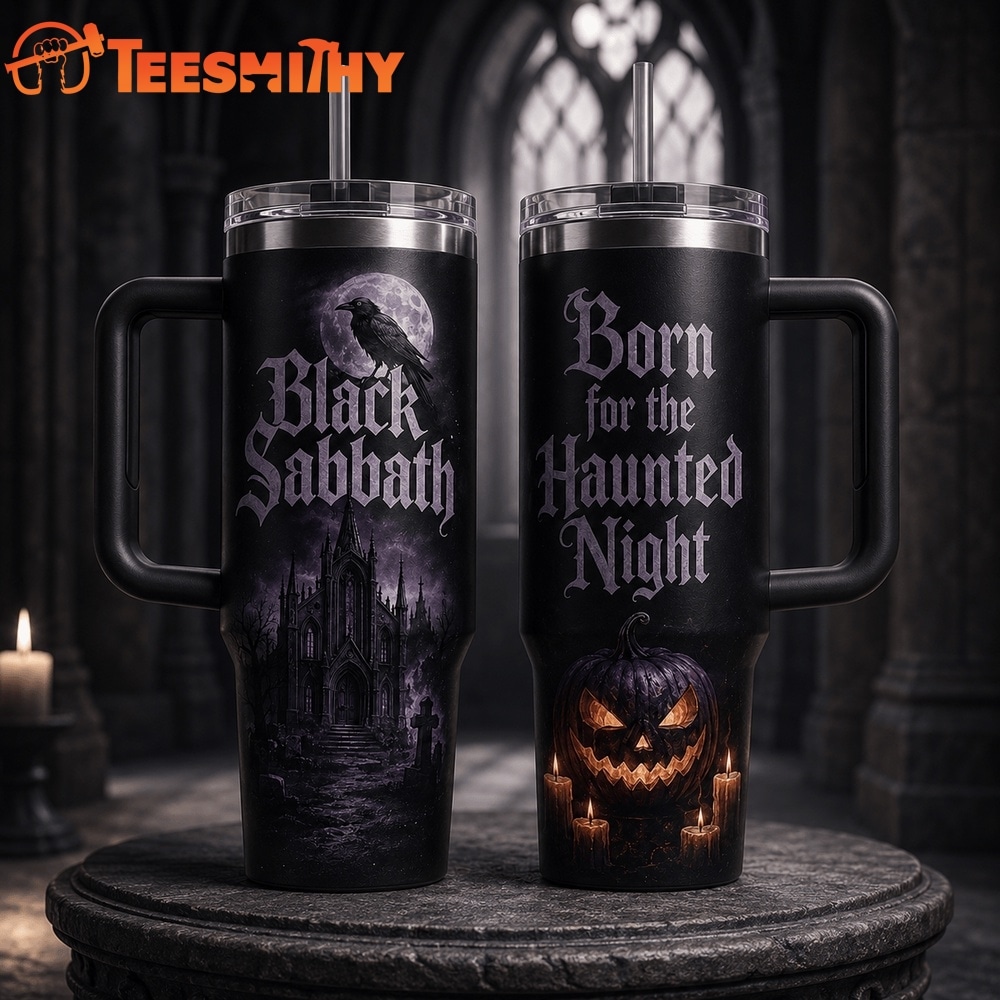 Black Sabbath Haunted Night Stanley Tumbler 40oz