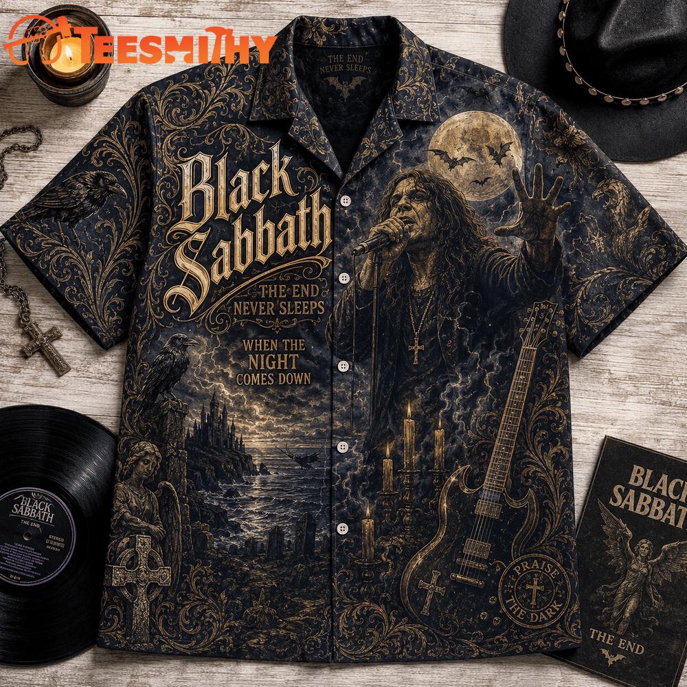 Black Sabbath Music Graphic 2026 Summer Hawaiian Shirt