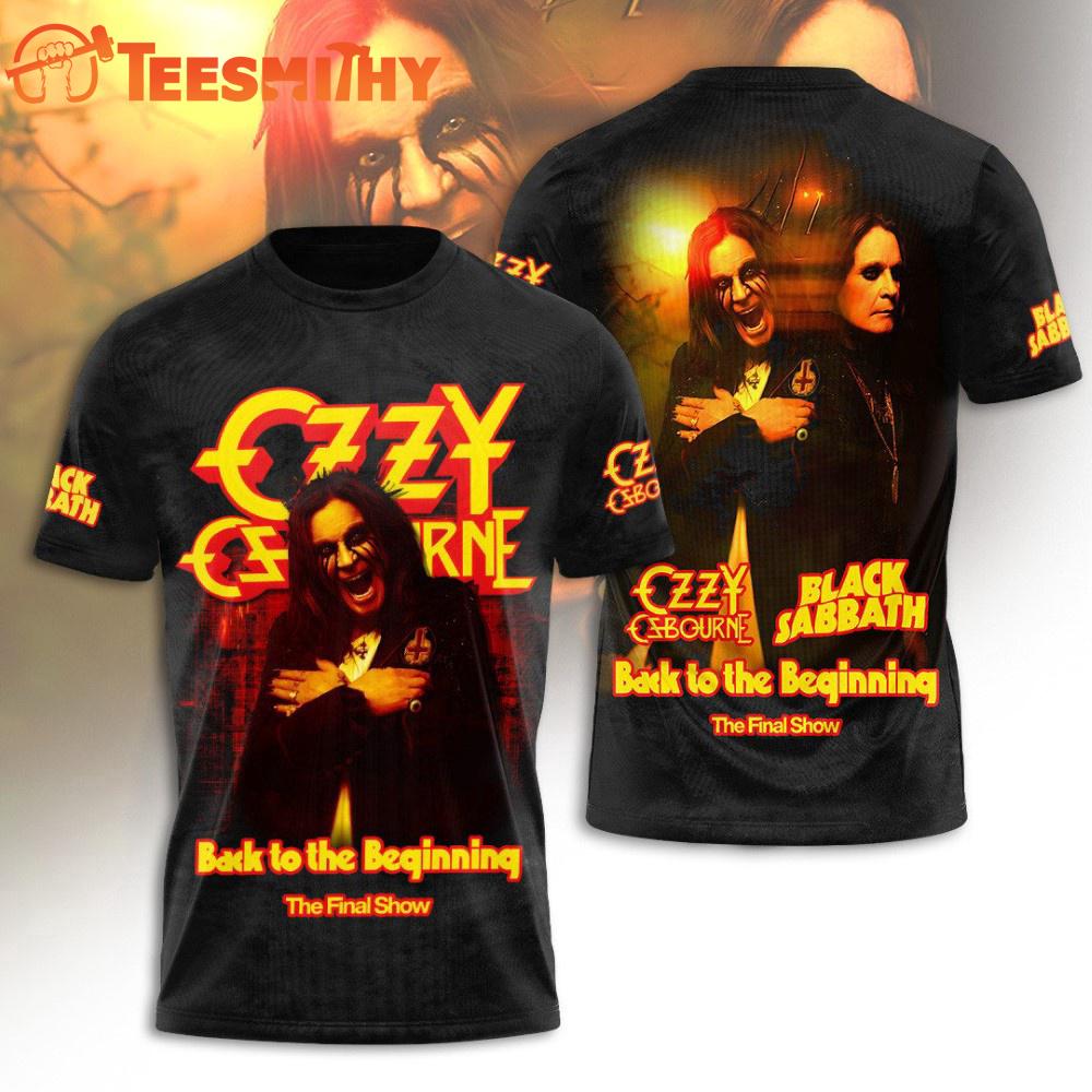 Black Sabbath Ozzy Osbourne In Loving Memory 2025 Graphic T Shirt Black Sabbath Ozzy Osbourne In Loving Memory 2025 Graphic T Shirt