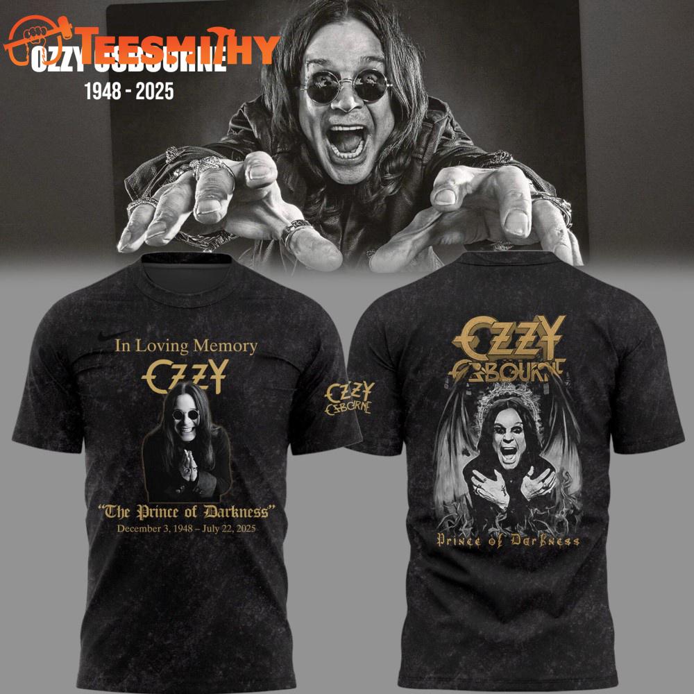 Black Sabbath Ozzy Osbourne R.I.P The Prince of Darkness Limited Edition Shirt Black Sabbath Ozzy Osbourne R.I.P The Prince of Darkness Limited Edition Shirt
