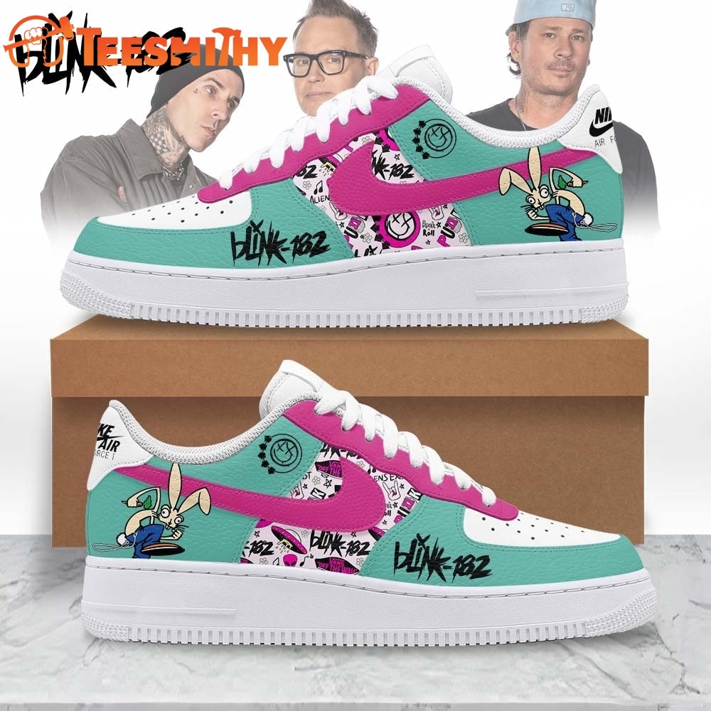 Blink 182 Custom Air Force 1 Sneakers Shoes