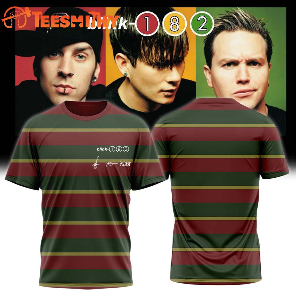 Blink-182 25th Anniversary Signature Collection Limited Edition T Shirt