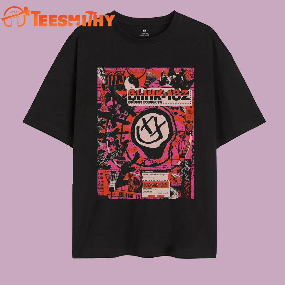 Blink-182 Kansas City, MO 2025 Tour T Shirt