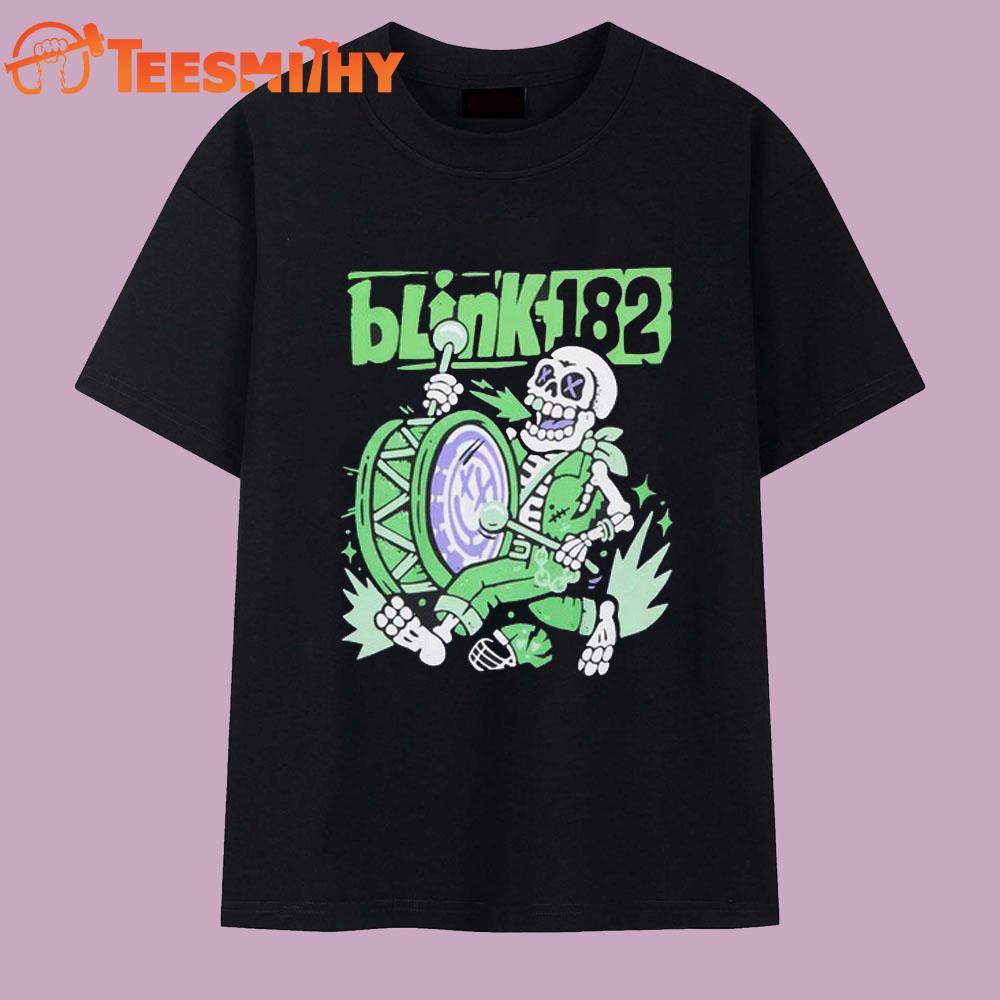 Blink-182 Skeleton 2025 Vintage T Shirt