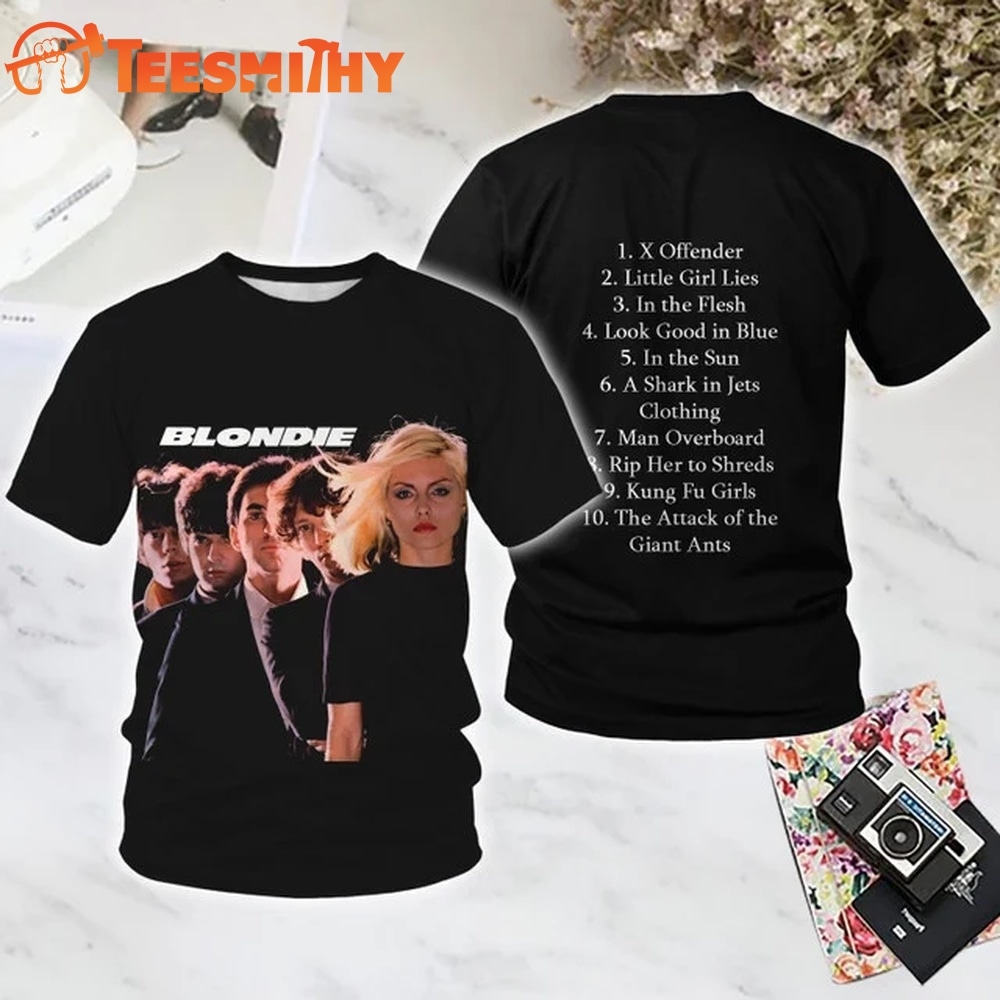 Blondie 1976 All Over Print T Shirt