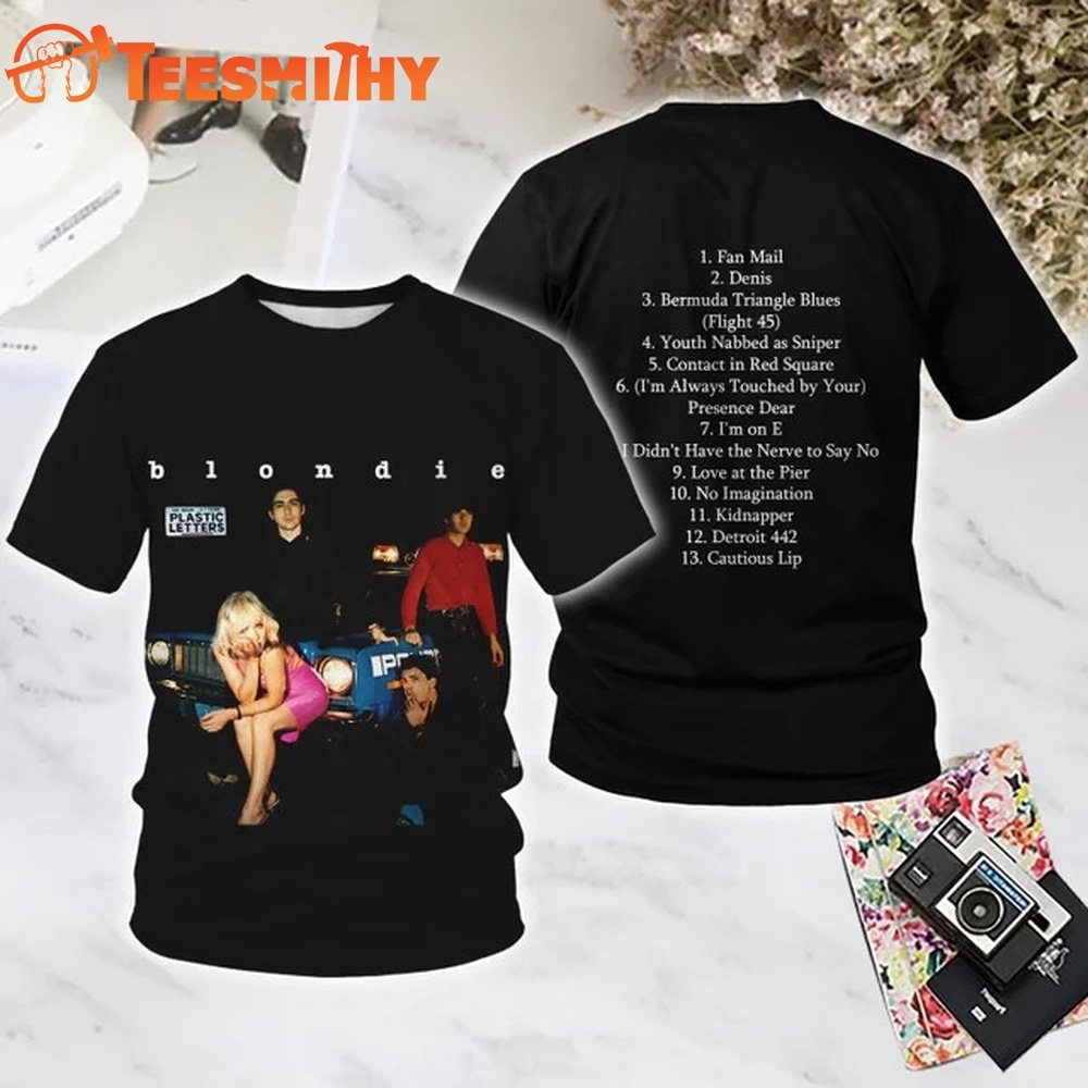 Blondie Plastic Letters All Over Print T Shirt