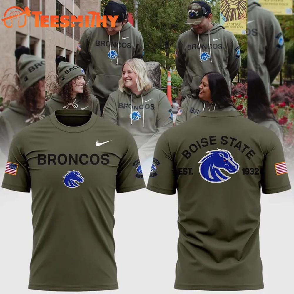 Boise State Broncos Football x Military Appreciation 2025 Limited T Shirt