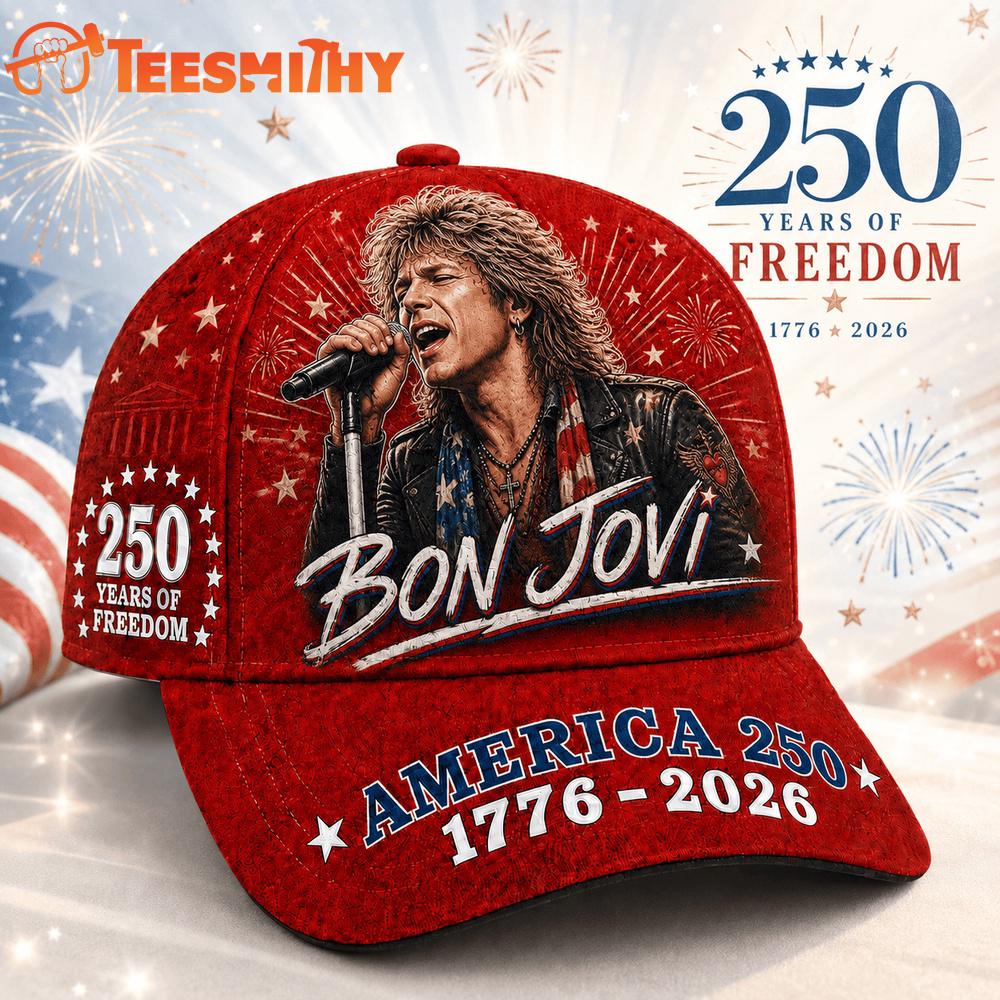 Bon Jovi America 250 Years Of Freedom Classic Cap
