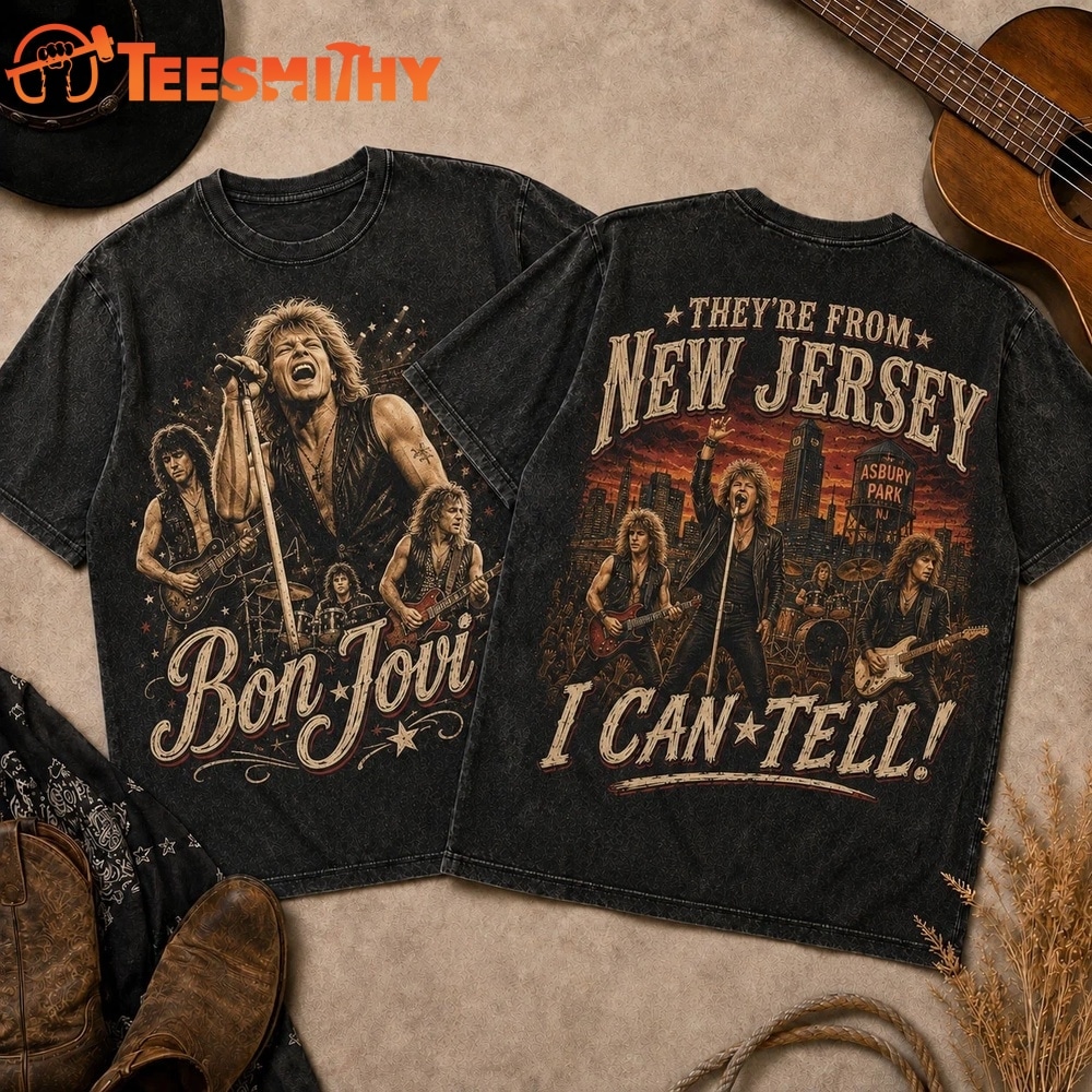 Bon Jovi Vintage Band Photo New Jersey I Can Tell 3D Shirt