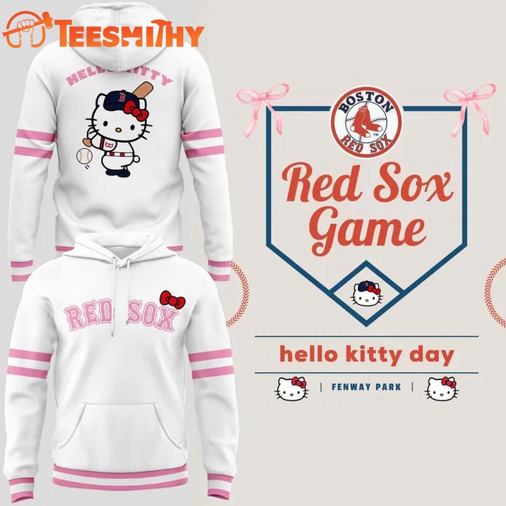 Boston Red Sox 2026 Hello Kitty Day Limited Edition Hoodie