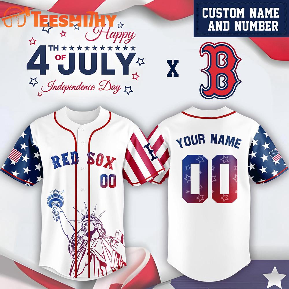 Boston Red Sox Special Independence Day Limited Edition Baseball Jersey
