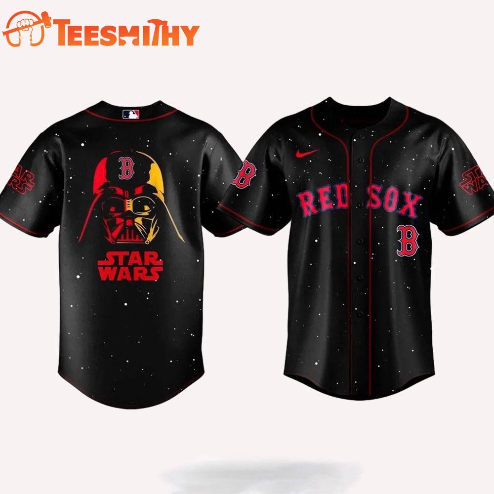 Boston Red Sox Star Wars Night Baseball Jersey