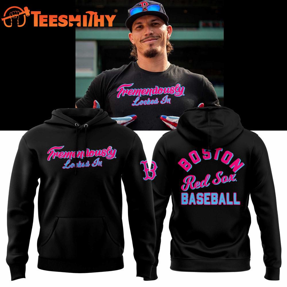 Boston Red Sox Tremendously Locked In Hoodie Shirt